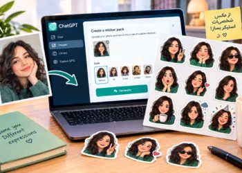 آموزش ساخت استیکر با ChatGPT از روی عکس شخصی