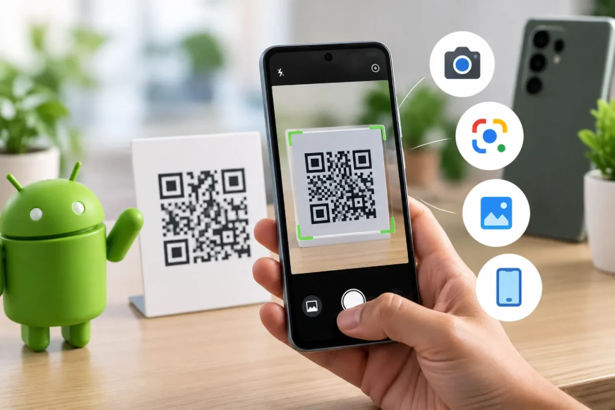 اسکن کد QR در اندروید بدون نصب اپلیکیشن