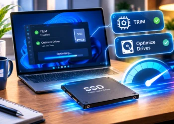 چگونه سرعت SSD را در ویندوز افزایش دهیم؟ راهنمای تنظیم TRIM و Optimize Drives
