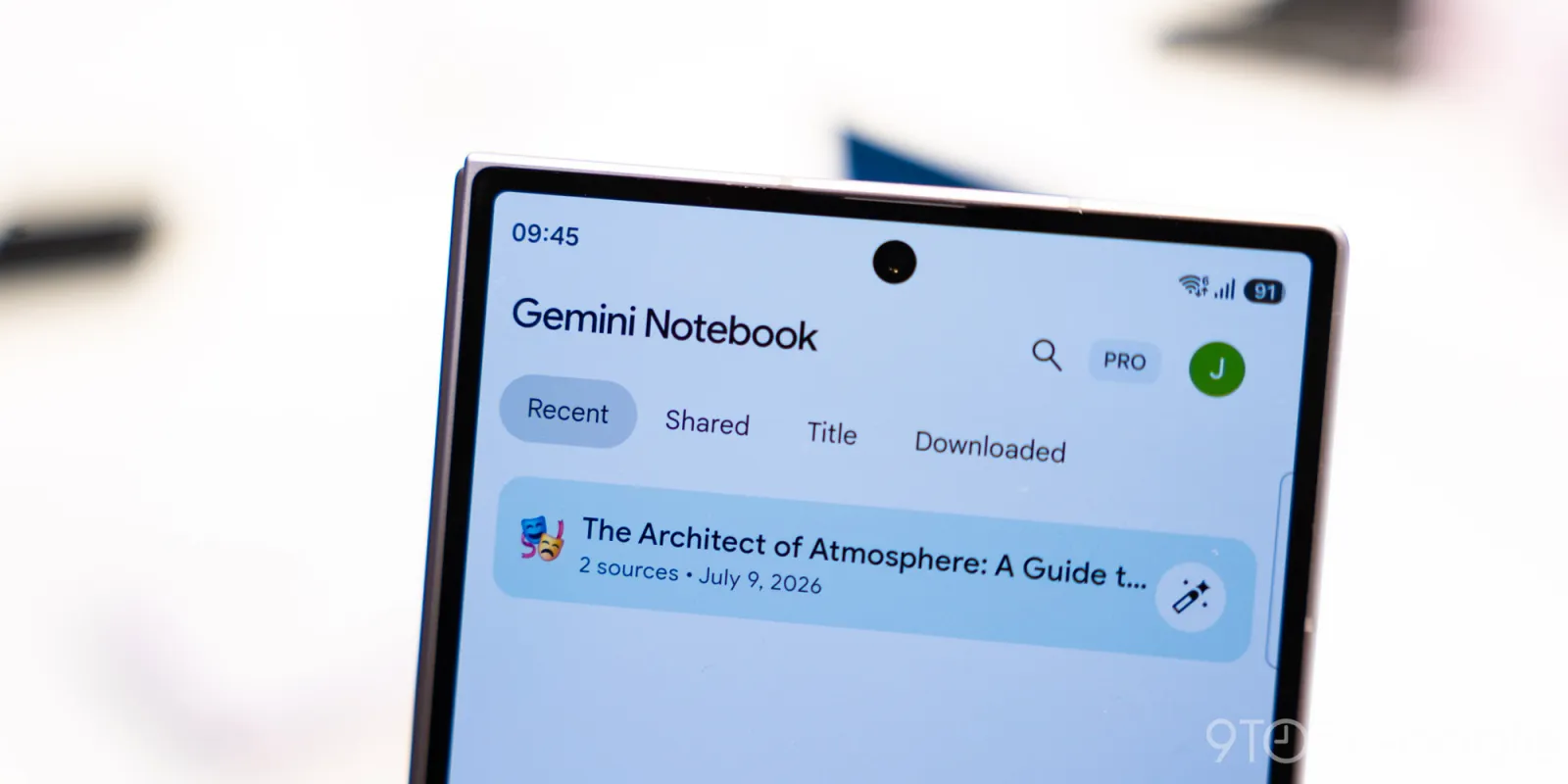 قابلیت ضبط صدا به Gemini Notebook در اندروید و آیفون اضافه شد