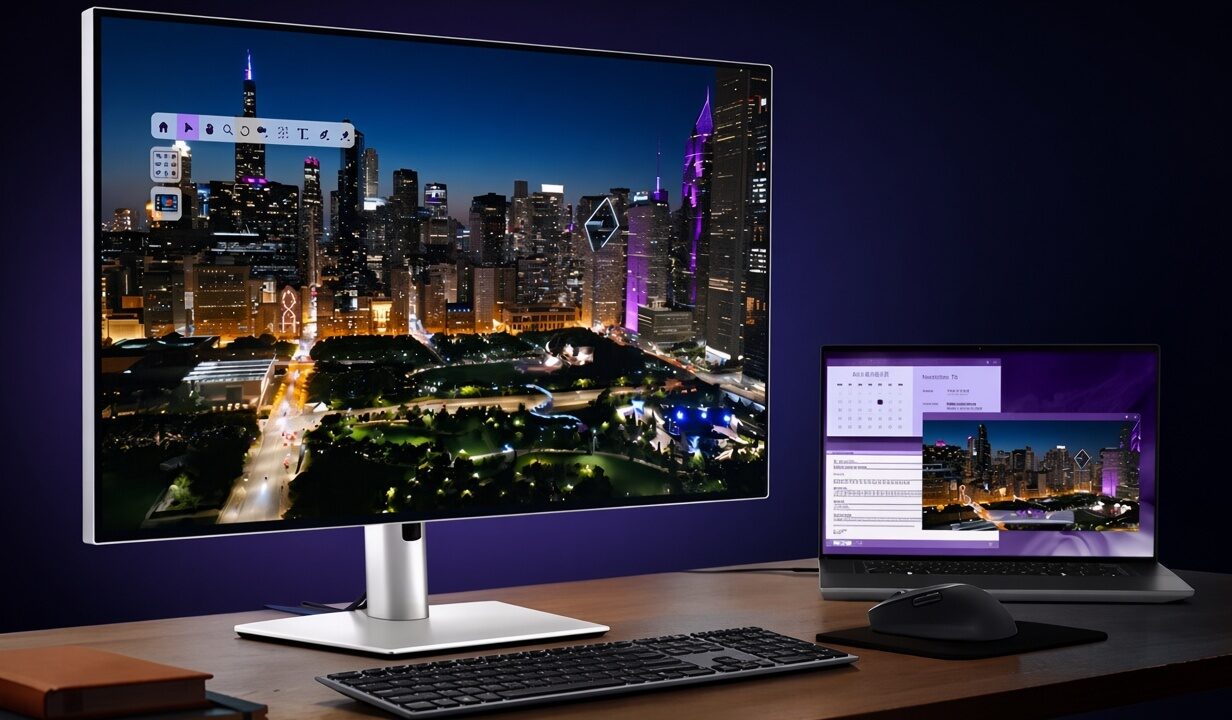 مانیتور U3226QER دل با نمایشگر 4K و نرخ نوسازی ۱۲۰ هرتز معرفی شد