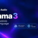 بنر تبلیغاتی Fish Audio Drama 3 با پس‌زمینه گرادیان آبی و بنفش تیره، به همراه آیکون‌های قابلیت‌های نرم‌افزار شامل مکالمات چندشخصیتی، ۸۳ زبان و تحویل احساسی طبیعی.