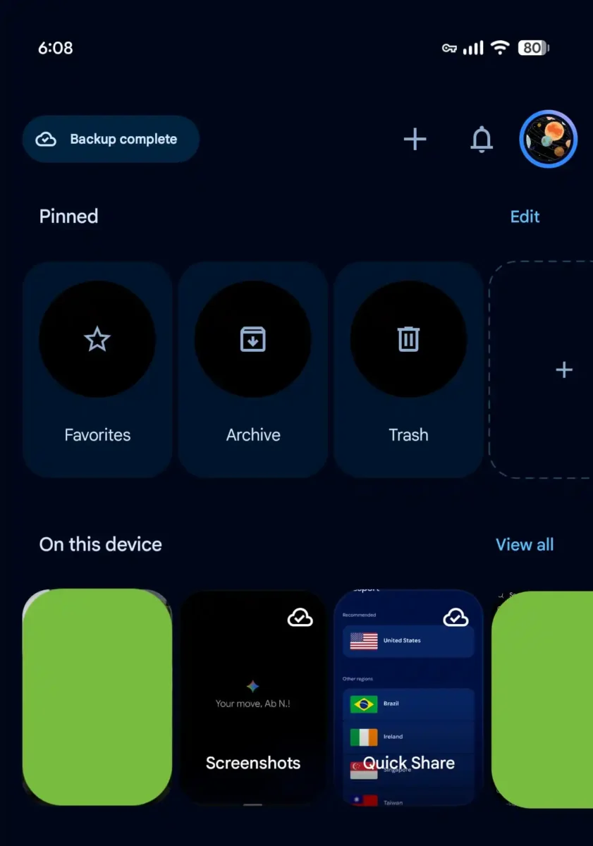 بهروزرسانی طراحی جدید تب Collections در اپلیکیشن Google Photos