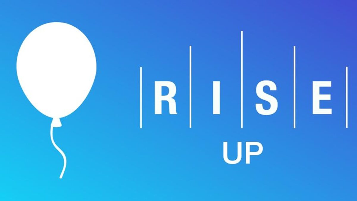 Rise Up ایدهای ساده اما مبتنی بر واکنش سریع دارد: بازیکن باید با حرکت دادن یک سپر، بادکنک را در مسیر صعود از برخورد با موانع محافظت کند.