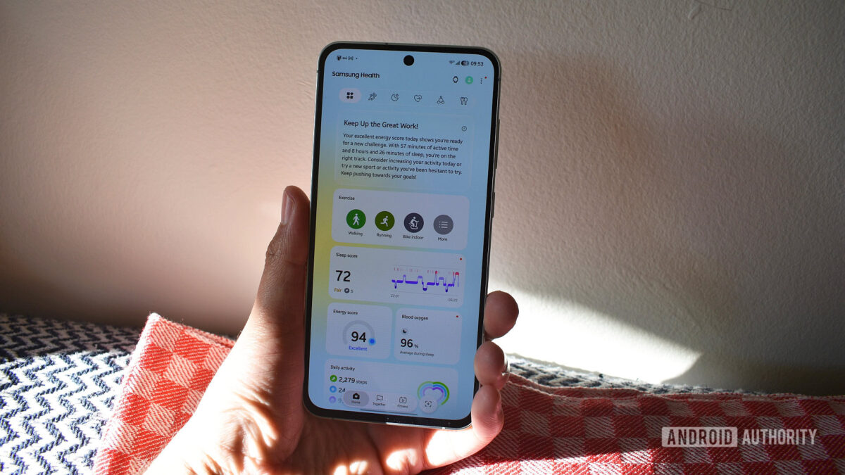 قابلیت مربی خواب در اپلیکیشن Samsung Health سامسونگ
