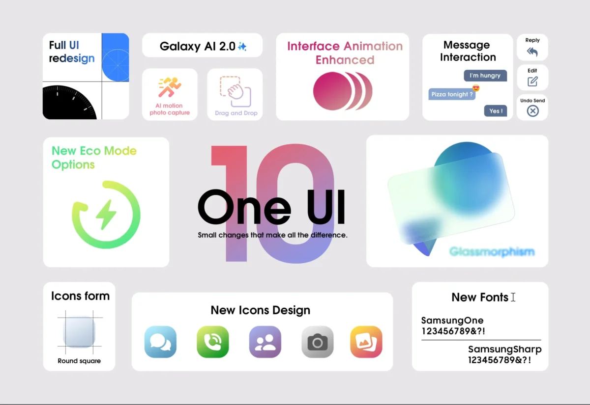 رابط کاربری One UI 10 سامسونگ با تغییرات اساسی از راه می رسد