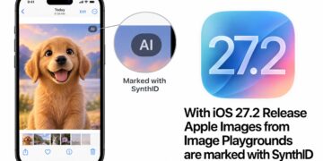 تصاویر هوش مصنوعی در iOS 27.2 به واترمارک اختصاصی گوگل مجهز می‌ شوند