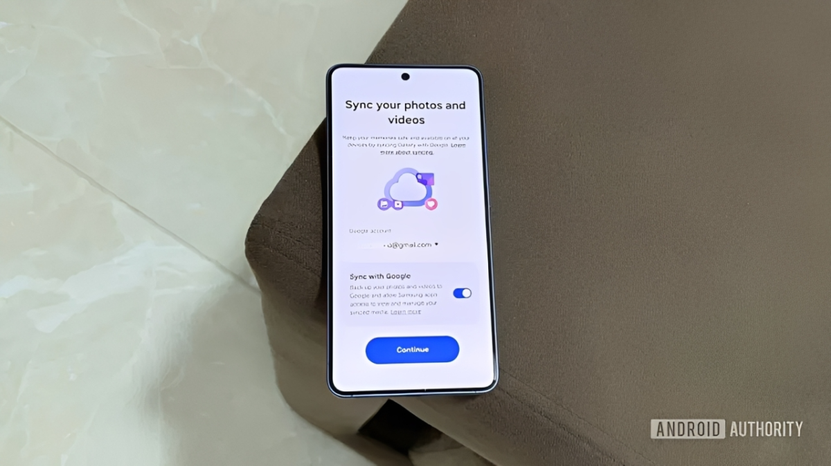 تنظیمات پشتیبانگیری عکس در Samsung Gallery
