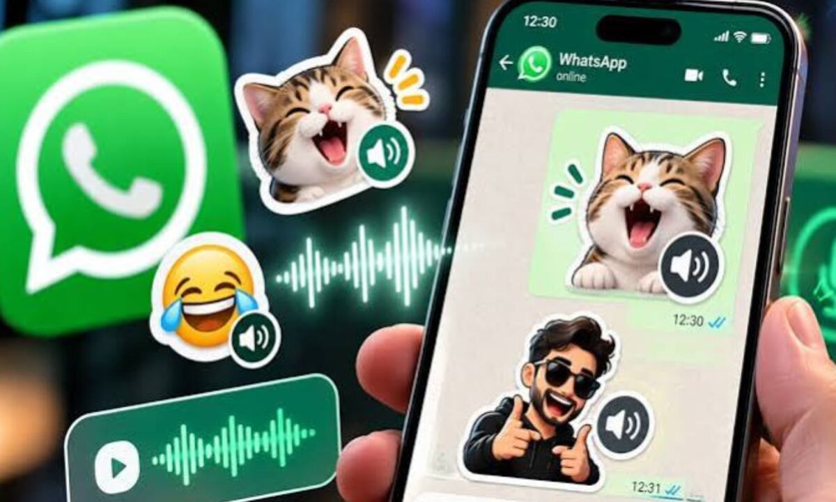 واتساپ روی قابلیت ساخت استیکر صوتی کار می کند