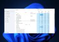 تصویری از بخش پردازشها (Processes) در مدیریت وظایف ویندوز ۱۱ با فهرست برنامهها و میزان مصرف منابع