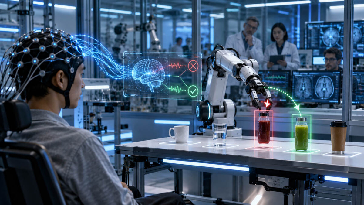 ارتباط امواج مغزی کاربر با هوش مصنوعی برای تشخیص و اصلاح تصمیم اشتباه