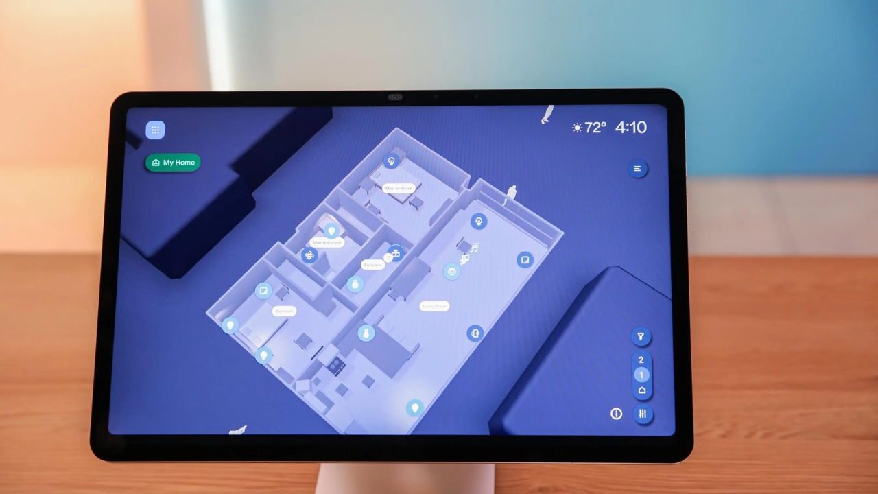 تصویری از نقشه Alexa Home Map آمازون