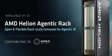 تصویری از سرور هوش مصنوعی AMD Helion