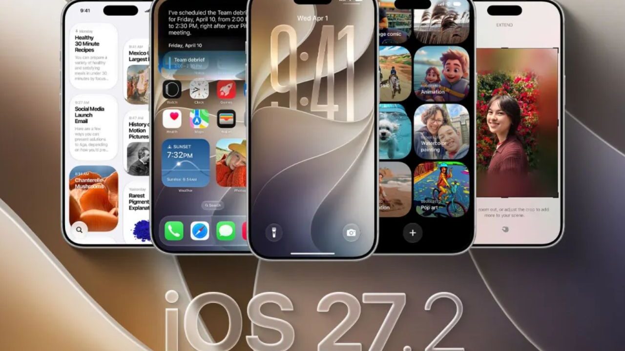 تصویری از قابلیتهای جدید iOS 27.2