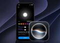 تصویری از هوش مصنوعی Siri روی iPhone