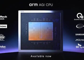 تصویری از پردازنده هوش مصنوعی Arm AGI CPU