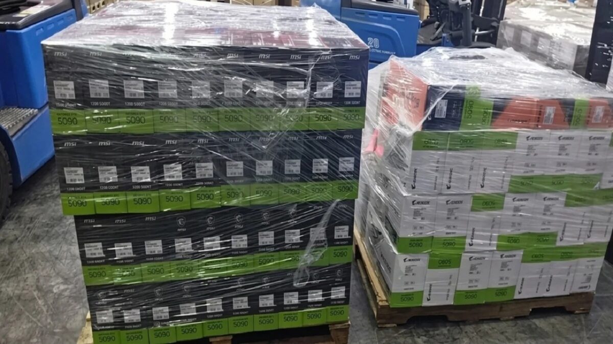 محموله کارت گرافیک Zotac RTX 5090 به ارزش ۴۷۰ هزار دلار ناپدید شد