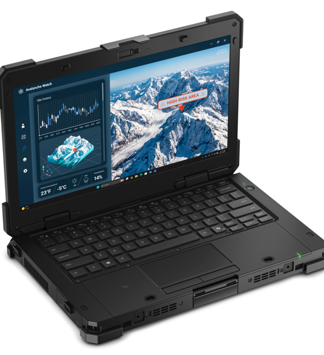 تصویری از لپتاپ Dell Pro Rugged 13 Extreme