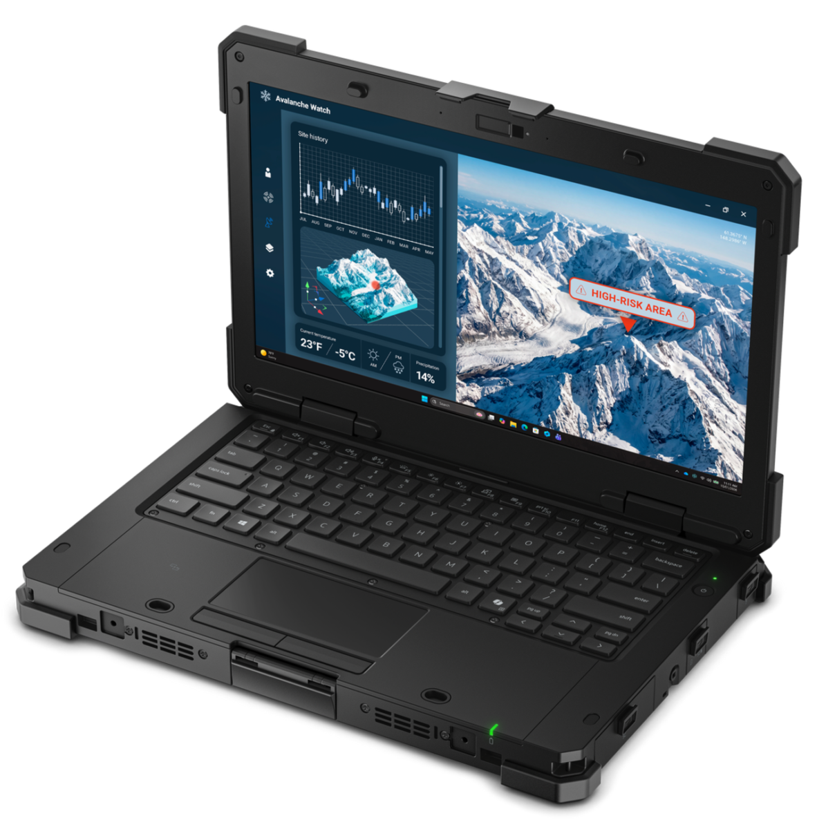 تصویری از لپتاپ Dell Pro Rugged 14