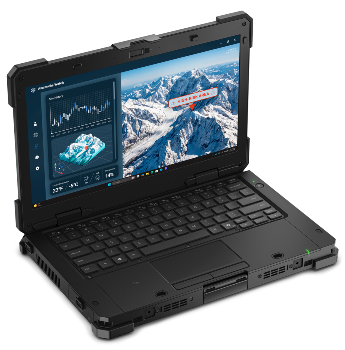 تصویری از لپتاپ Dell Pro Rugged 14