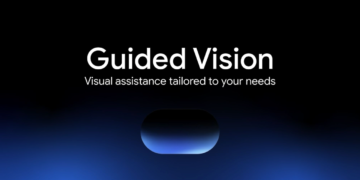 تصویری از قابلیت Guided Vision گوگل
