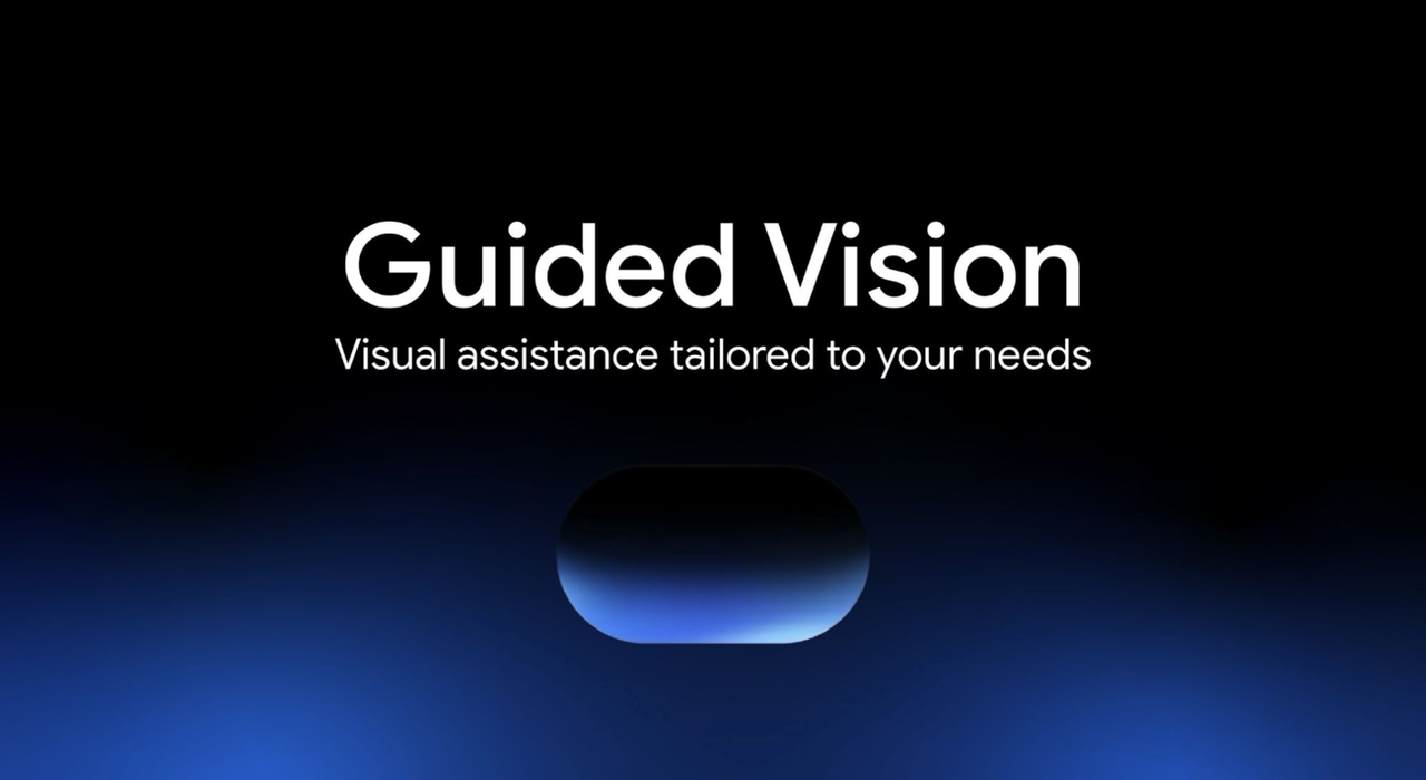 تصویری از قابلیت Guided Vision گوگل