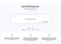 تصویری از فضای وب‌سایت SynthID گوگل