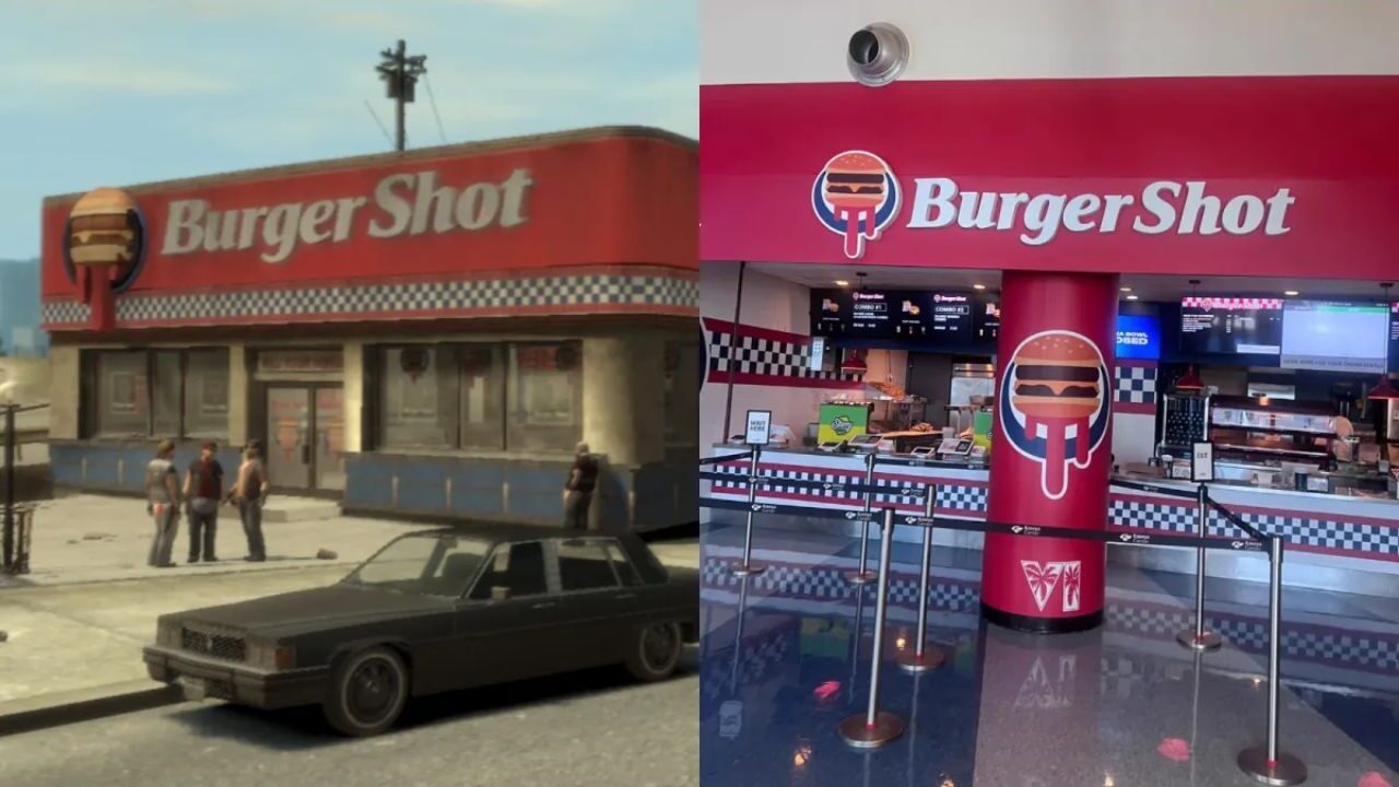 تصویری از رستورانهای GTA 6