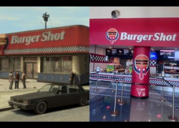 تصویری از رستوران‌های GTA 6