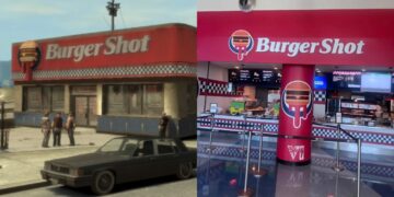 تصویری از رستورانهای GTA 6