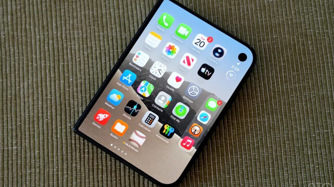 تصویری از آیفون Duo اپل