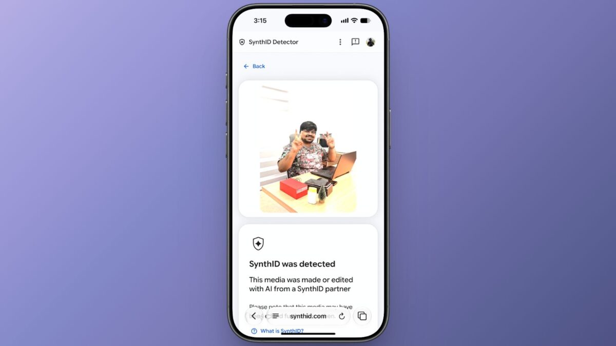 واترمارک SynthID گوگل به تصاویر هوش مصنوعی اپل در iOS 27.2 رسید