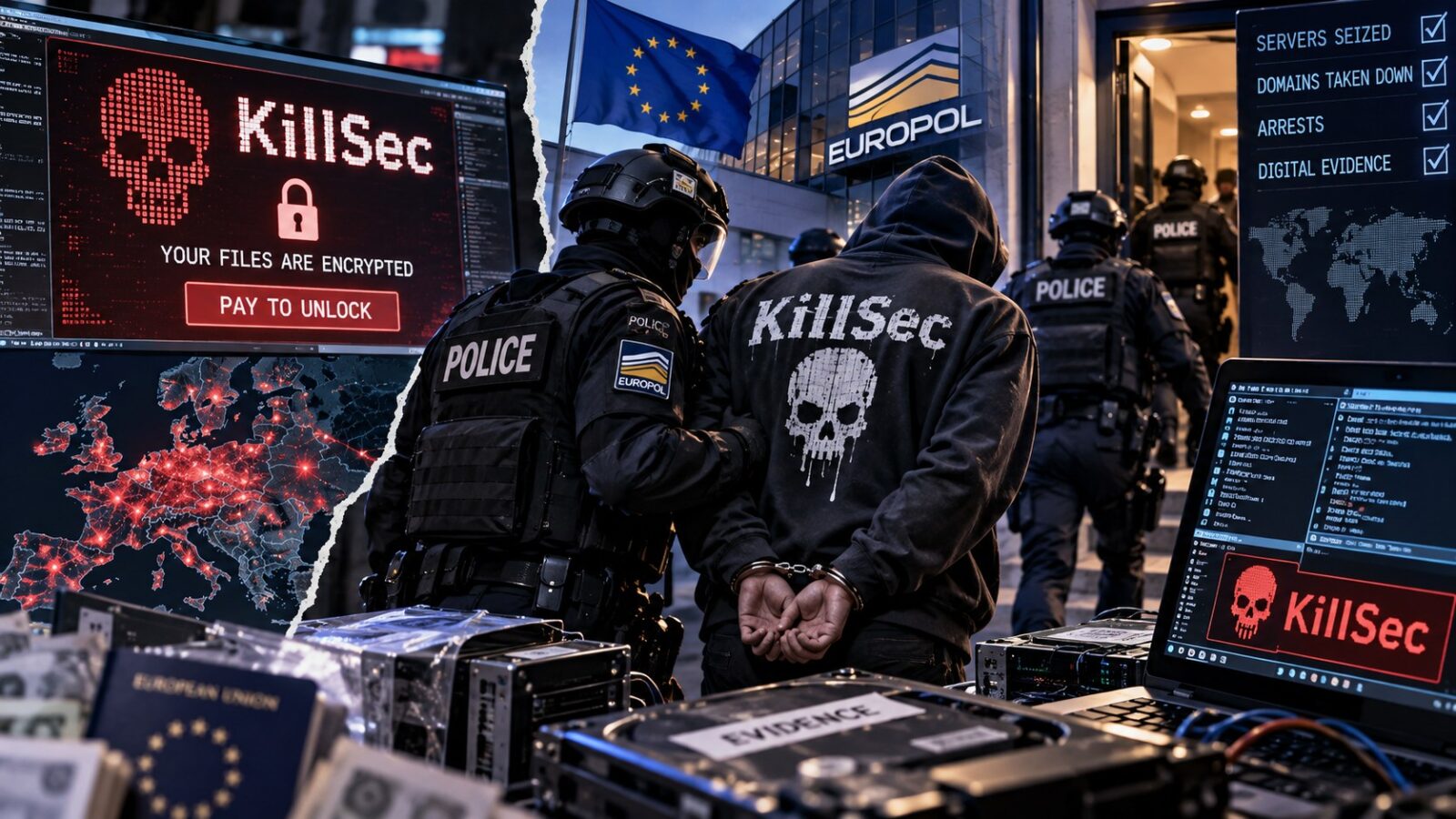 رهبر گروه هکری KillSec به دام افتاد