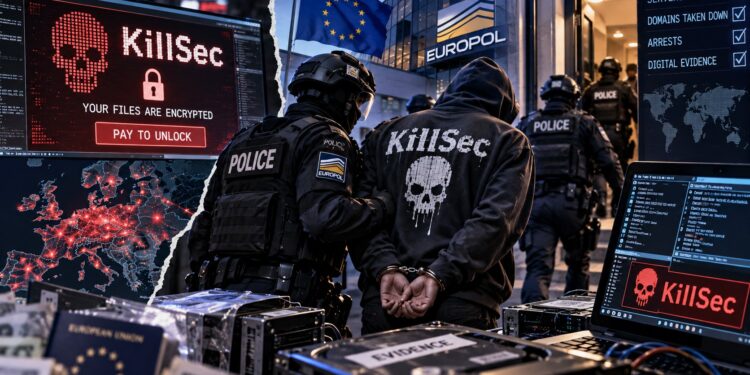 رهبر گروه هکری KillSec  به دام افتاد