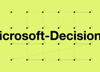 تصویری از رونمایی مدل هوش مصنوعی Decision-1 مایکروسافت