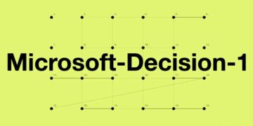 تصویری از رونمایی مدل هوش مصنوعی Decision-1 مایکروسافت