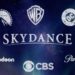 تصویری از لوگوی شرکت Skydance و لوگوی شرکت هایی که صاحب آن شده است