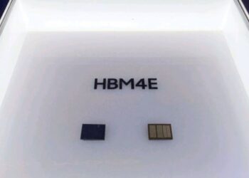 تصویری از حافظه HBM4E انویدیا