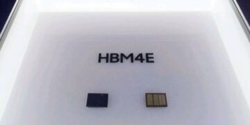 تصویری از حافظه HBM4E انویدیا