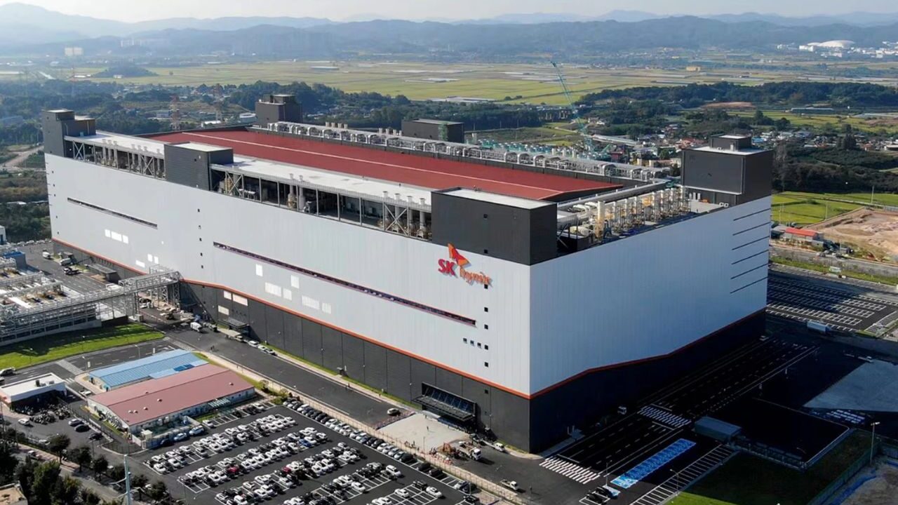 تصویری از کارخانه SK Hynix در آمریکا